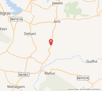 Map of Lanbehela, Maharashtra