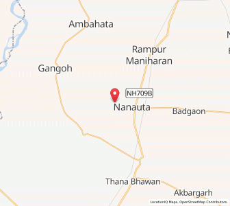 Map of Landhaura, Uttar Pradesh