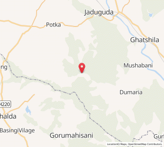 Map of Lango, Jharkhand