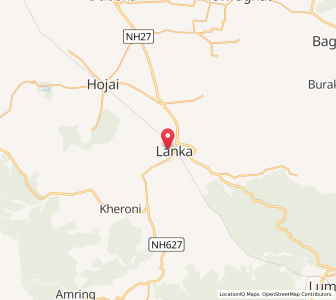 Map of Lankapatti, Assam