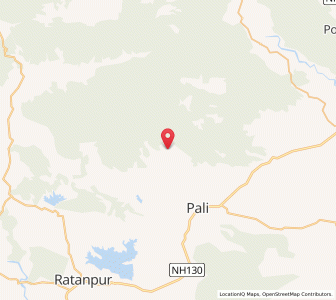 Map of Lapha, Chhattisgarh