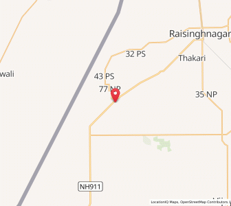 Map of Lapur Bara, Rajasthan