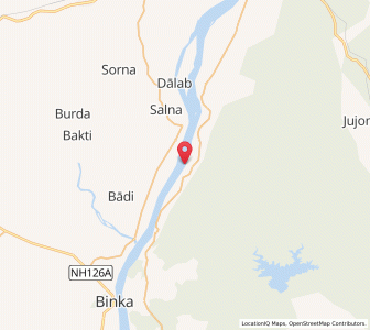 Map of Larasara, Odisha