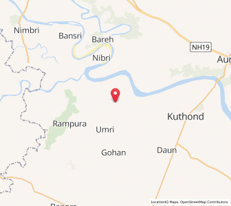 Map of Laraupur, Uttar Pradesh