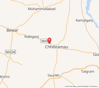 Map of Lareta, Uttar Pradesh