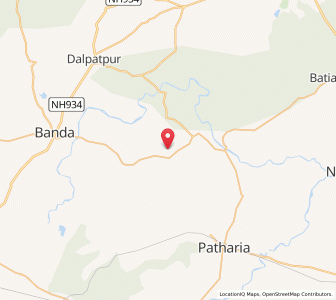 Map of Lareti, Madhya Pradesh