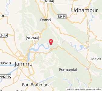 Map of Largan, Kashmir