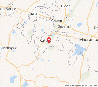 Map of Laron, Madhya Pradesh