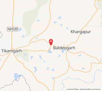 Map of Larwaripara, Madhya Pradesh