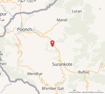 Map of Lasana, Kashmir