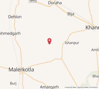 Map of Lasara Hakubas, Punjab