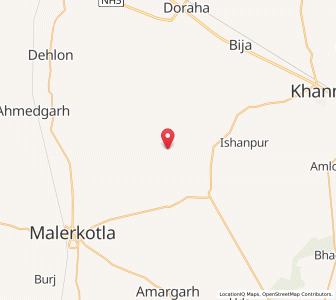 Map of Lasara Pallewal, Punjab