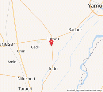 Map of Lathi Dhanaura, Haryana