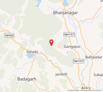 Map of Lathipada, Odisha