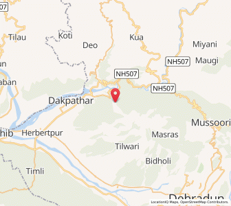 Map of Latikhet, Uttarakhand
