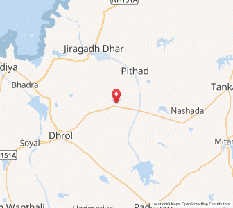 Map of Latipur, Gujarat