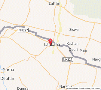 Map of Laukaha, Bihar
