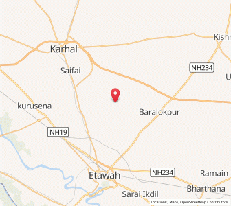 Map of Laungpur, Uttar Pradesh