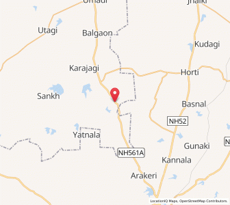 Map of Lavangi, Maharashtra