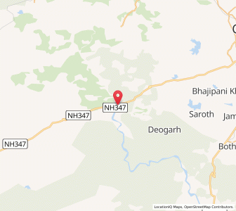 Map of Lawaghogri, Madhya Pradesh