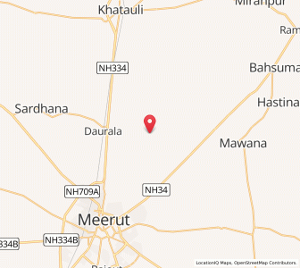 Map of Lawar Khas, Uttar Pradesh