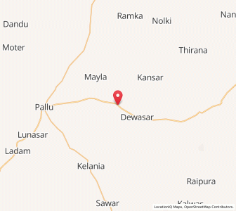 Map of Legani Dhani, Rajasthan