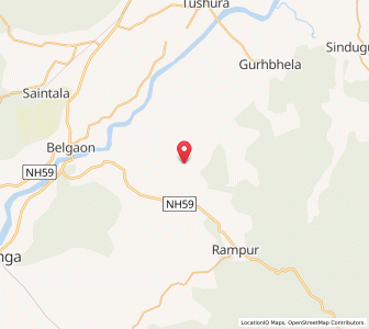 Map of Legara, Odisha