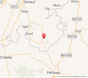 Map of Lehlan, Punjab