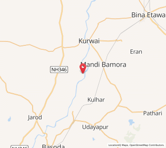 Map of Letani, Madhya Pradesh