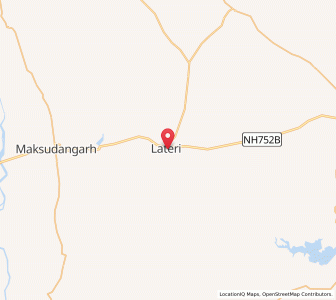 Map of Leteri, Madhya Pradesh