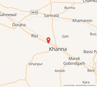 Map of Libra, Punjab
