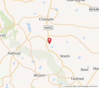 Map of Lihara, Maharashtra