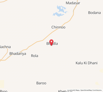 Map of Likna, Rajasthan