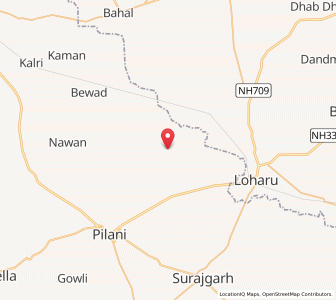 Map of Likua, Rajasthan
