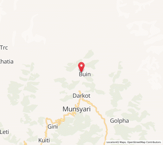 Map of Lilam, Uttarakhand