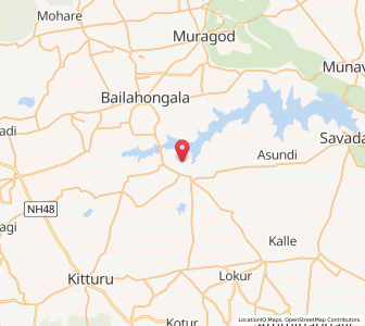 Map of Lingadalli, Karnataka
