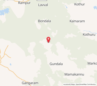Map of Lingala, Andhra Pradesh