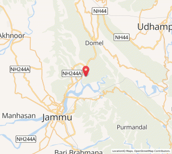Map of Littaryari, Kashmir