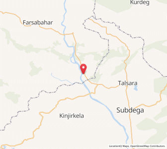 Map of Loakara, Chhattisgarh