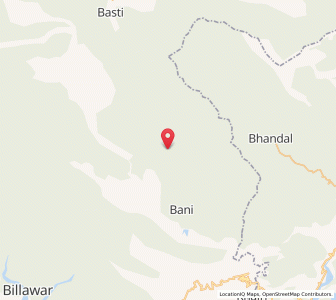 Map of Loang, Kashmir