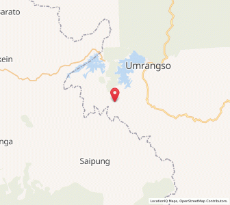 Map of Lobang, Meghalaya