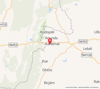 Map of Lobarchatti, Chhattisgarh