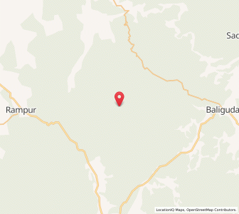 Map of Lobeng, Odisha
