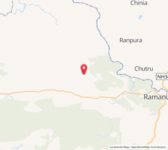 Map of Lodha, Chhattisgarh