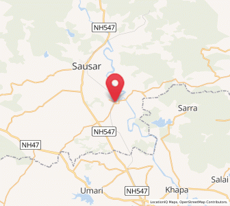 Map of Lodhikheda, Madhya Pradesh