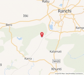 Map of Lodhma, Jharkhand