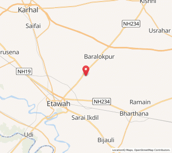 Map of Lodhpura, Uttar Pradesh