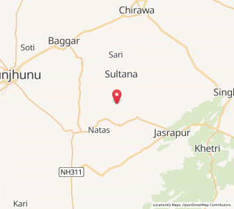 Map of Lodipura, Rajasthan
