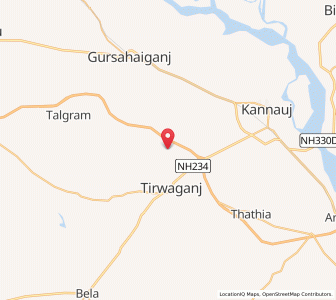 Map of Lohangapur, Uttar Pradesh