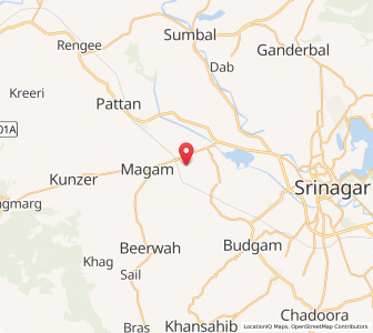 Map of Lohar Chak, Kashmir
